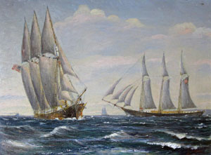 Schooners on Vineyard Sound