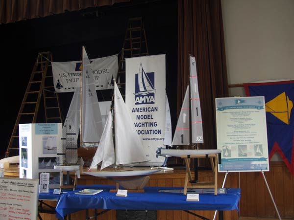 American Model Yachting Association display