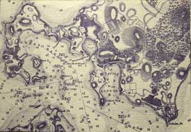 Woods Hole Chart Postcard