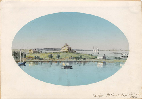 Watercolor: Little Harbor