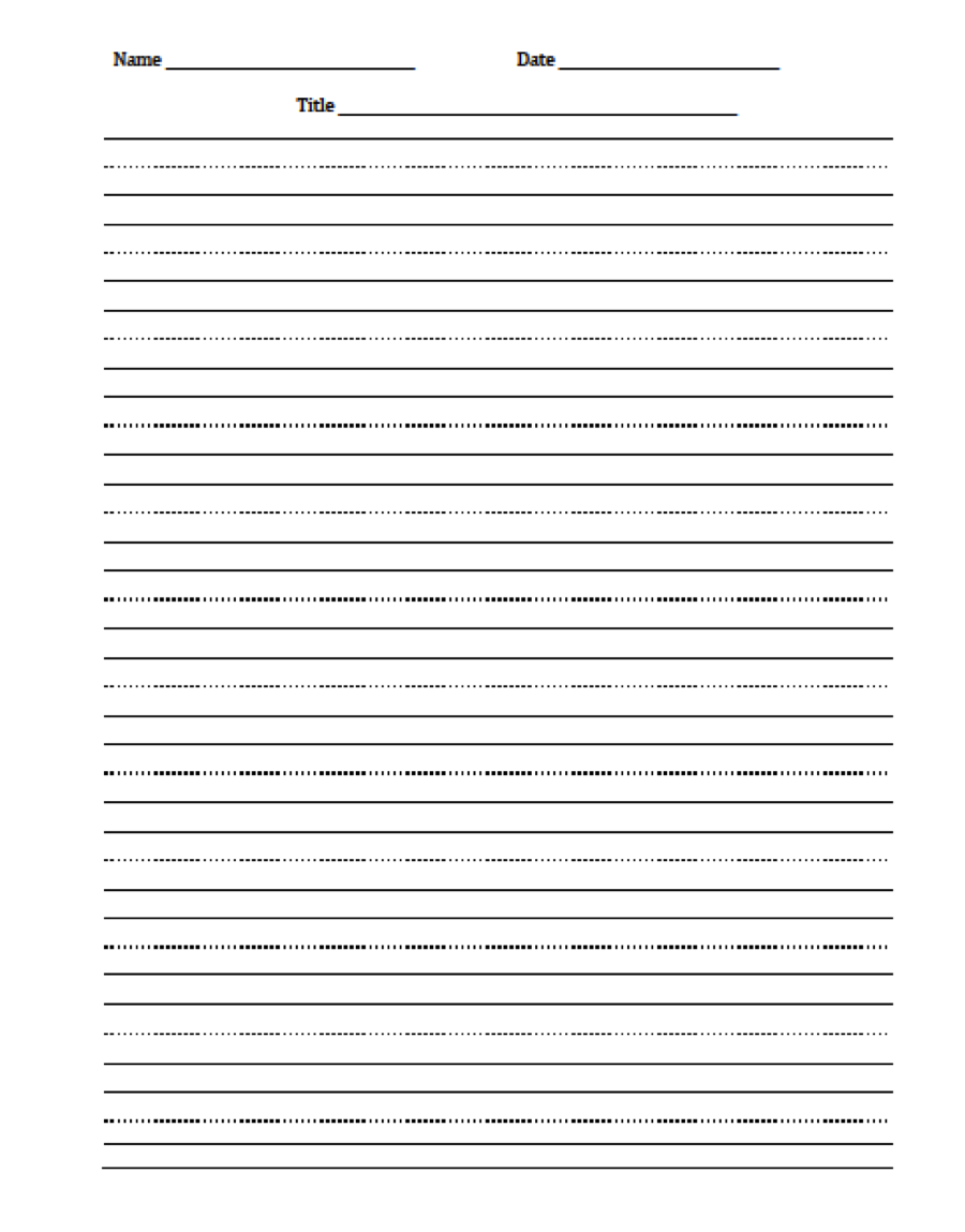 Online writing paper