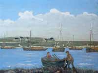 Little Harbor with Row Boat