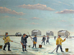 Eeling through the Ice