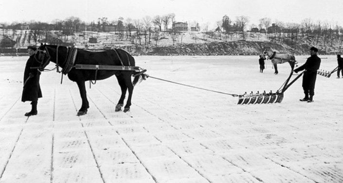 Ice Plowing